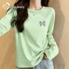 Women's Pure Cotton Long-Sleeve T-shirt