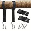 24CM Durable Polyester Outdoor Swing Strap with Hanging Buckle Extension