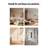 10Pcs Space Saving Ceiling Hooks Multipurpose Black Utility Hooks Stainless Steel Wall Mount Clothes Hanger for Bathroom