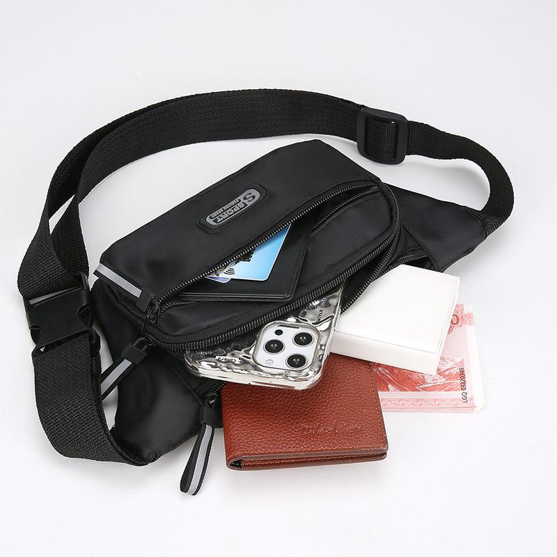 New Multi Functional Men's and Women's Sports Pocket Portable Cashier Business Chest Bag Commuting Simple Shoulder Messenger Bag