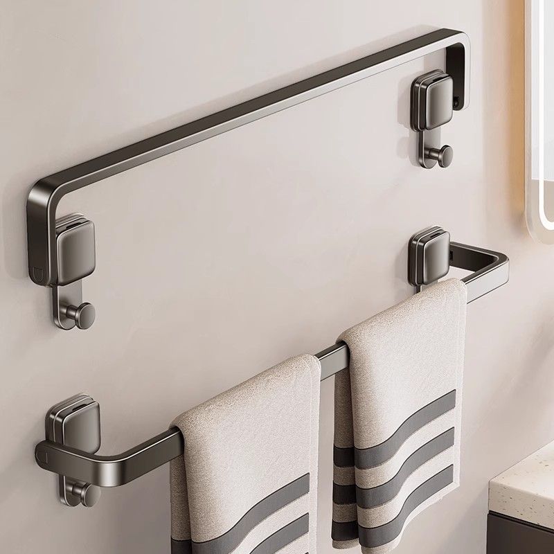 Portasciugamani Pieghevole Minimalista Moderno con Ventose per Bagno e Cucina