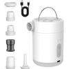Wireless Operation Portable Air Pump Compact Design USB Rechargeable Pump  Camping Equipment