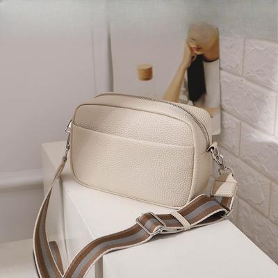 Einfarbige PU Umhängetasche, Trendige Damentasche, Hochwertige Kleine Tasche, Einzelne Schultertasche, Kleine Quadratische Tasche
