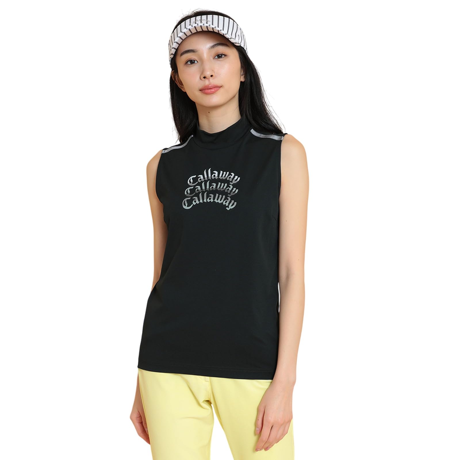 

Callaway Рубашка без рукавов с воротником-стойкой Cool Golf C25134212 Размер S Женская (Влагоотводящий, Быстросохнущий, Подкладка) / / 1010_Черный,