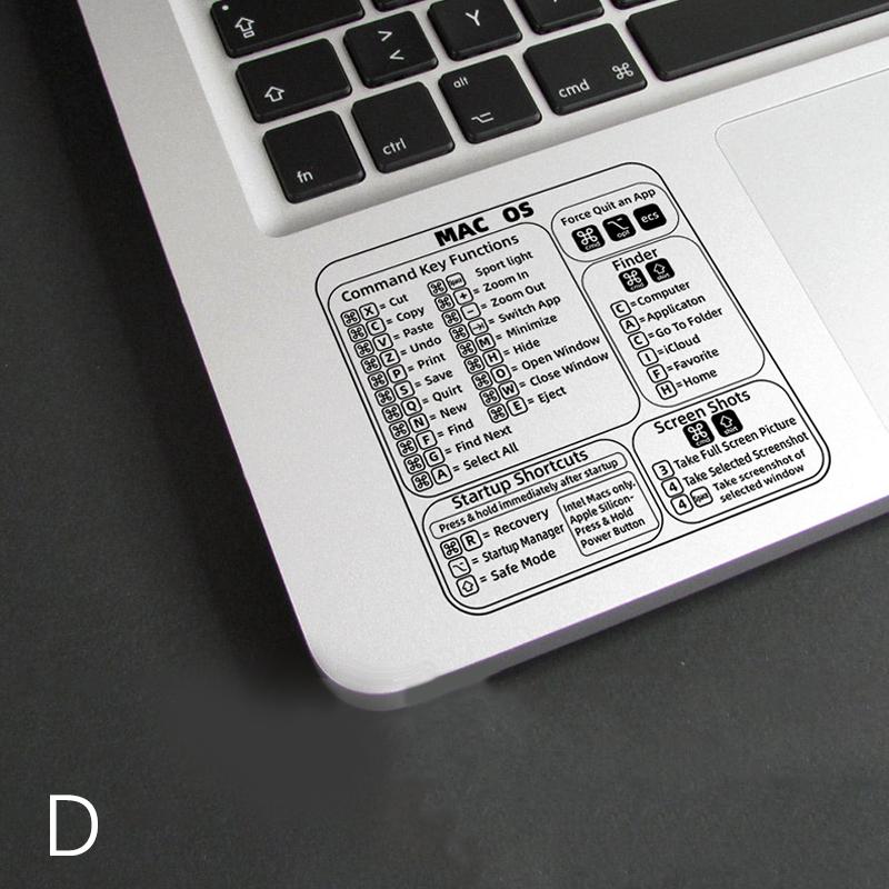 

1 шт., Windows PC, эталонная наклейка на клавиатуру, клейкая наклейка для ПК, ноутбука, рабочего стола D