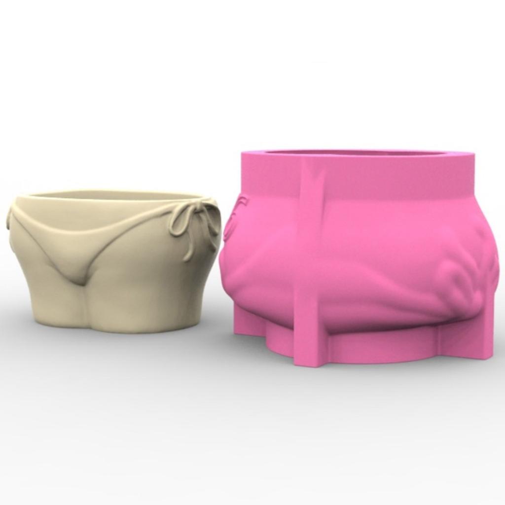 Silicone Mold For Concrete Flower Pots Succulent Planter Vase Cement Polymer Clay Resin Crafting DIY Art Projects