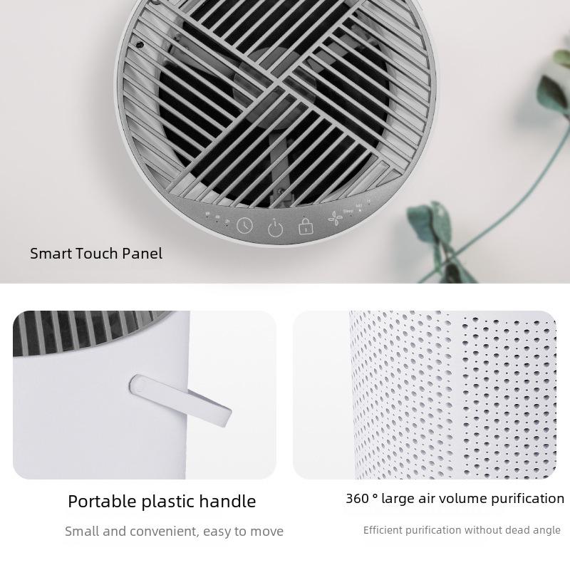 Best-Selling Desktop Air Purifier: Touch Control Odor, Smoke & Dust Removal, Popular In Europe, America, Japan.