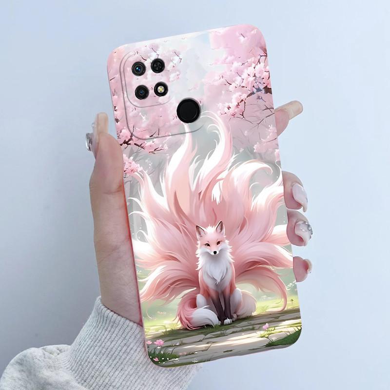 For Xiaomi Redmi 10C Phone Case Fashion Butterfly Flower Girls Design Soft Silicone TPU Back Housing for Redmi10C 10 C Covers
