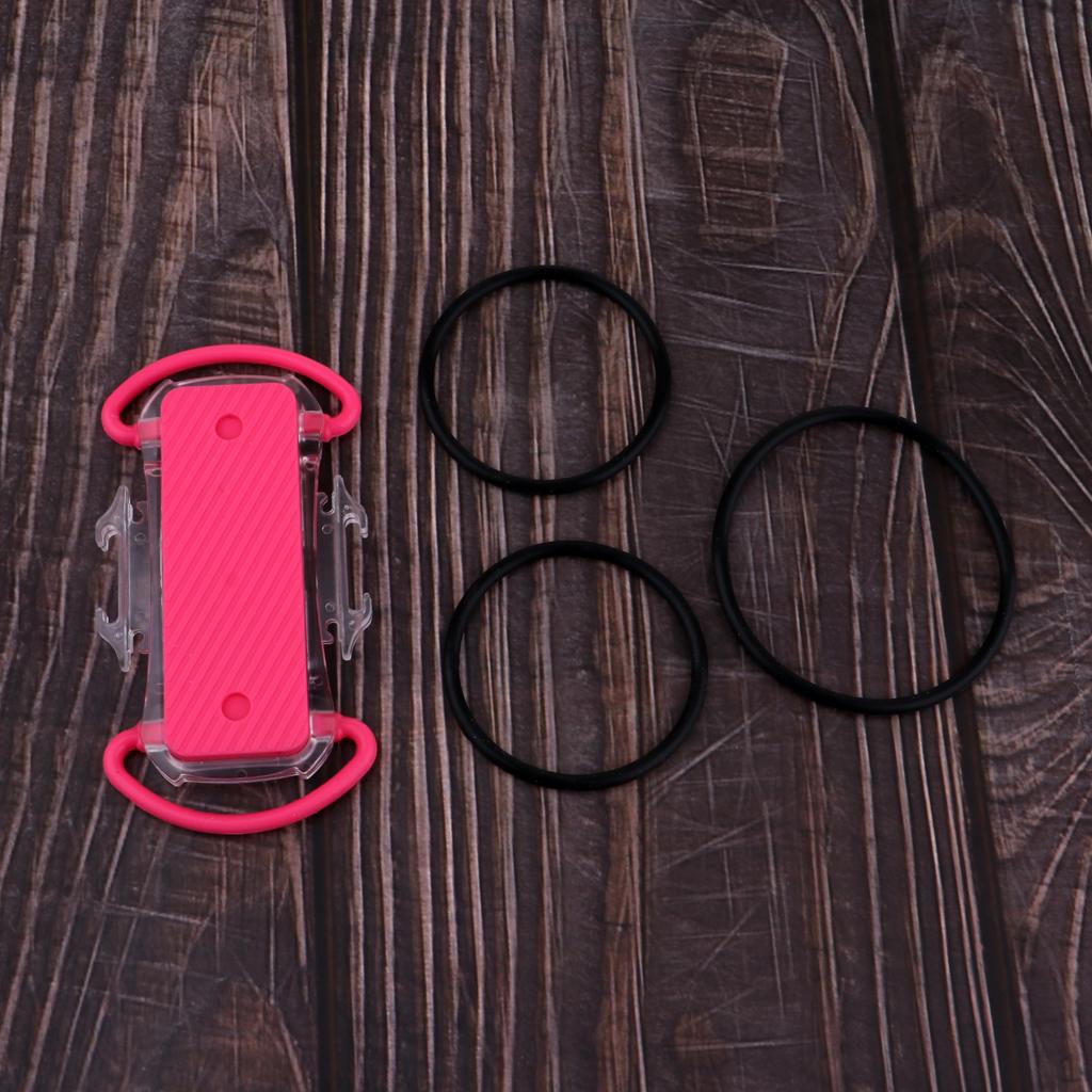 

Phone Stand Holder Rack Hiking Backpack Bottle Mount Cage - Pink рожевий