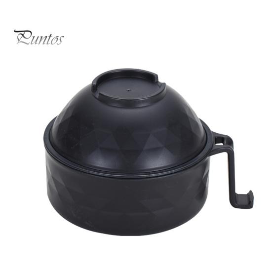 

Набор мисок для приготовления рамена в микроволновой печи, микроволновая печь, рамэн-машина с крышкой, экономящая место, аппарат для приготовления лапши быстрого приготовления для общежития, домашнего офиса чёрный