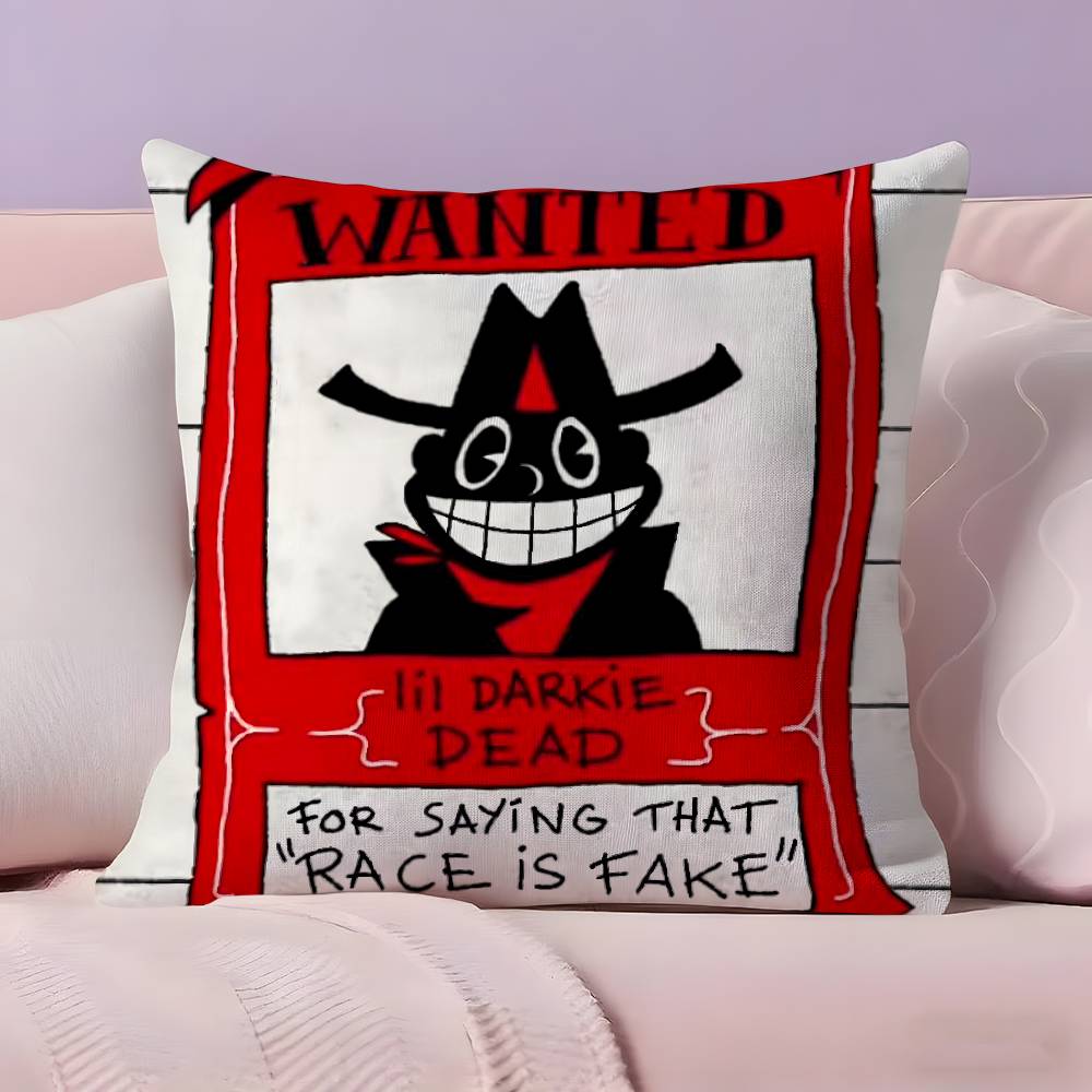 L-Lil D-Darkie Rapper Pillow Case  Ultra Soft Skin Friendly Fabric Cloud Like Comfort & Concealed Zipper