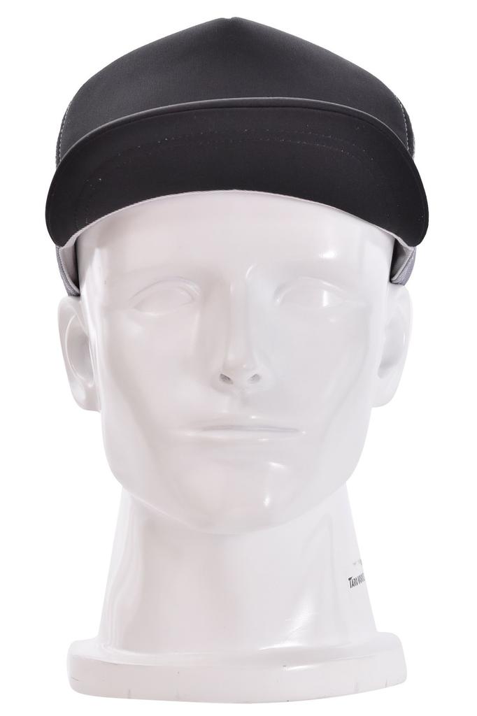 TARO WORKS Trail Running Short Trucker Cap, Brim, Cap, Gray/Black