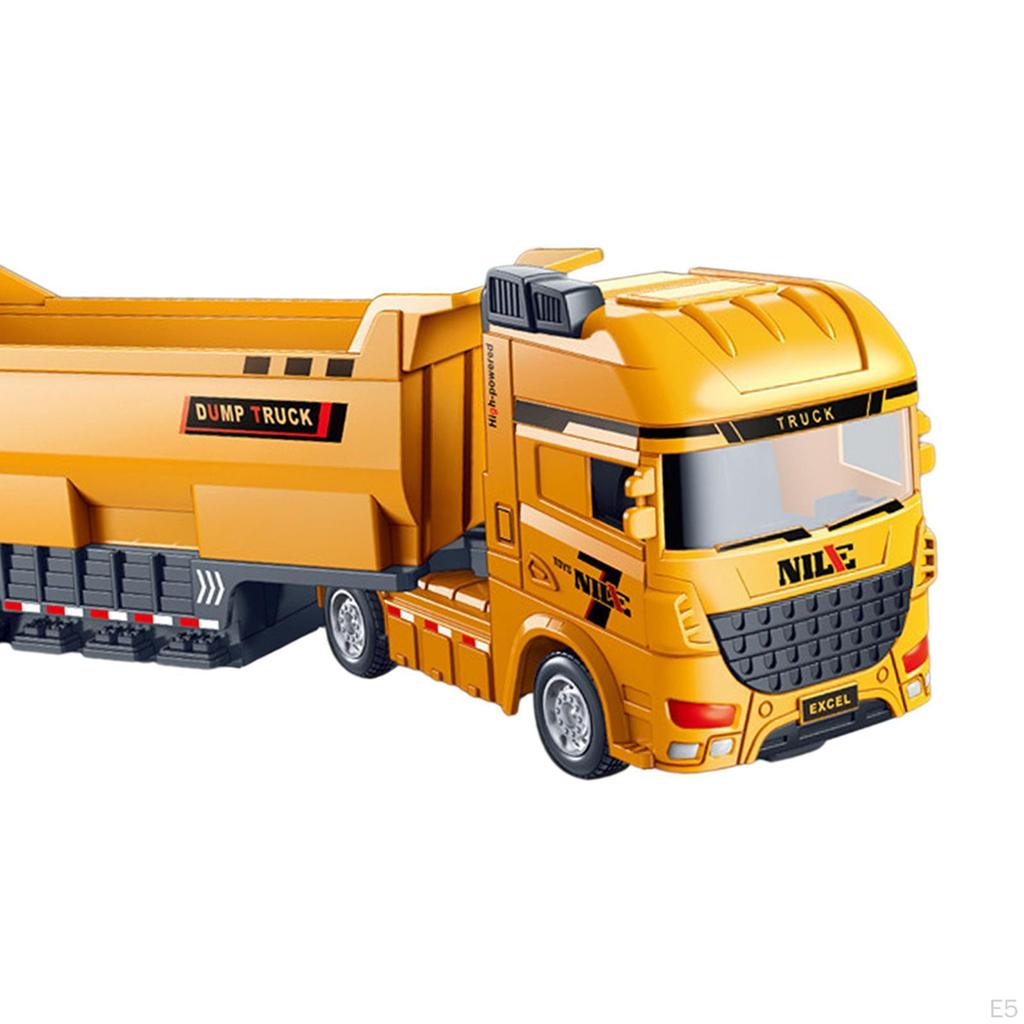 Construction Truck Model for Kids' Creative Play