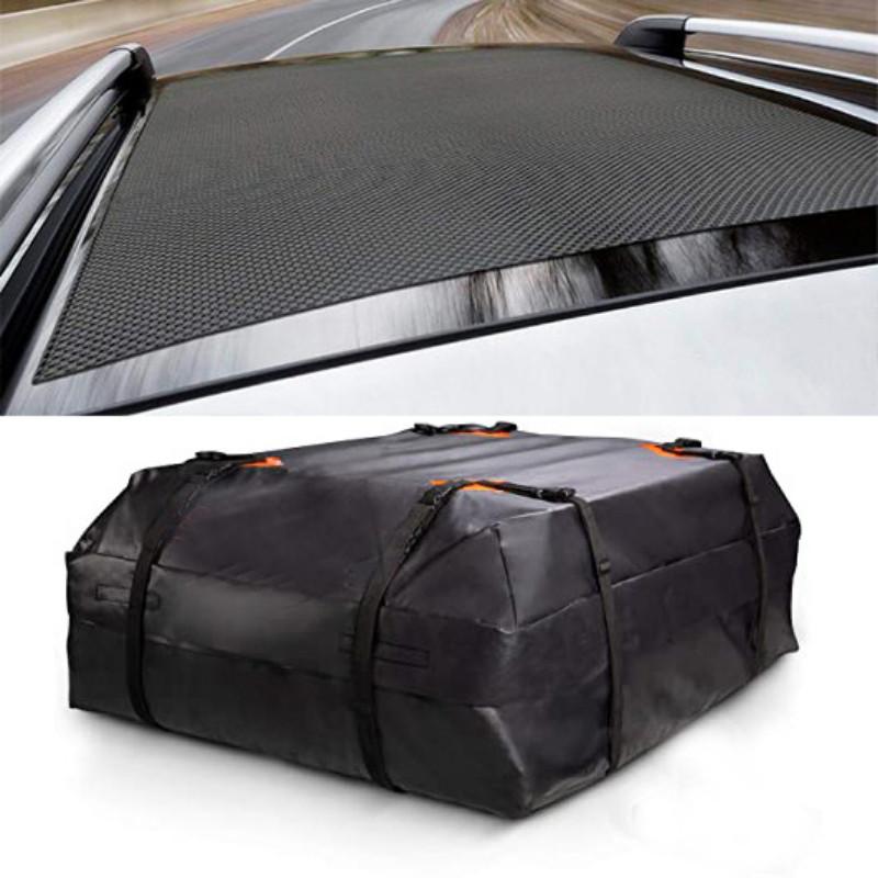 425L Stor Kapacitet Universell Resväska Bil Takväska Utomhus Camping Bil Takförvaringsväska 112 * 87 * 44cm