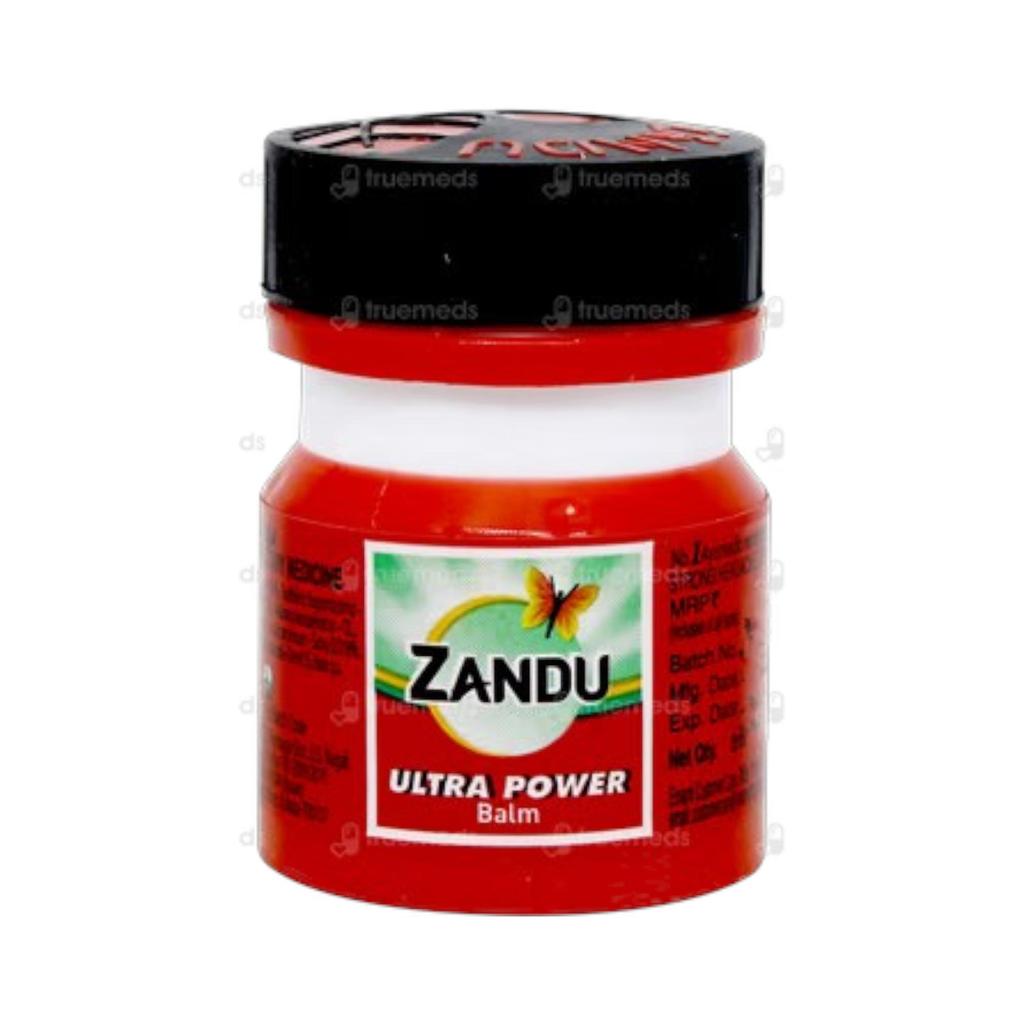 Zandu Balm Ultra Power 8 Ml x Pack Of 5 – Fast Pain Relief For Headache, Body Ache & Cold