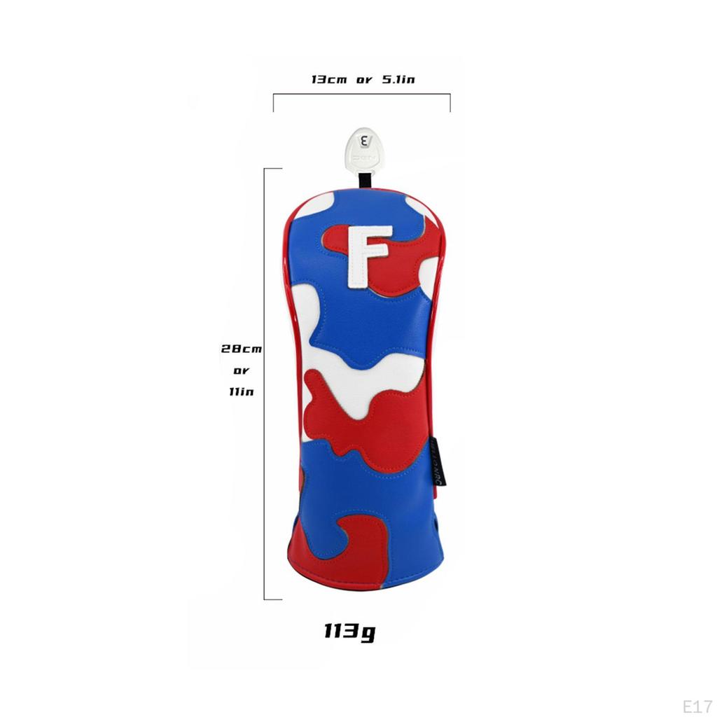 Golf Club Head Cover Anti Scratch Wood Headcover,PU Leather,Fashion Portable