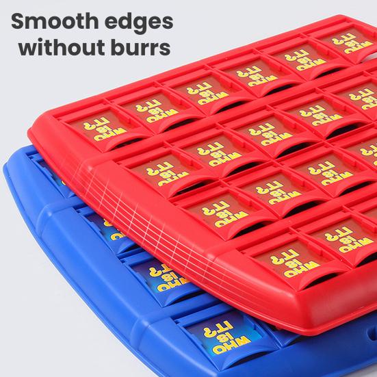 Who Is It Board Game Kids Adults Family Night Classic Guessing Game Portable Travel 2 Players Interactive Tabletop Game Educational Toy