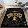 6 Style Black Card Club Ace Pattern Carpet for Living Room Bedroom Sofa Home Decor Non-slip Floor Mat  Coffee Tables Area Rug