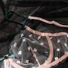 European & American Cross-Border Women's Sexy Bra Set with Card Pattern Embroidery, Transparent Lace, and Underwire Push-Up Design.