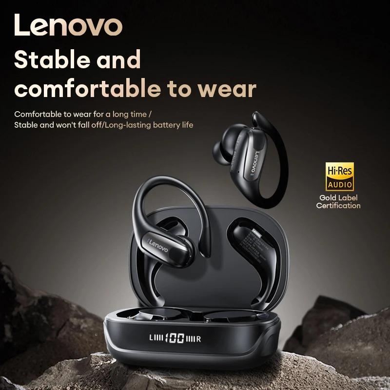 Lenovo EA305 New OWS Wireless Bluetooth Headset V5.4 Stereo Surround Gaming Music Headset Waterproof Sports Ear Hook Headset