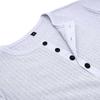 Sports Slim Men's Short-sleeved T-shirt Fitness Stretch Thread Slim Solid Color Pullover Casual Top