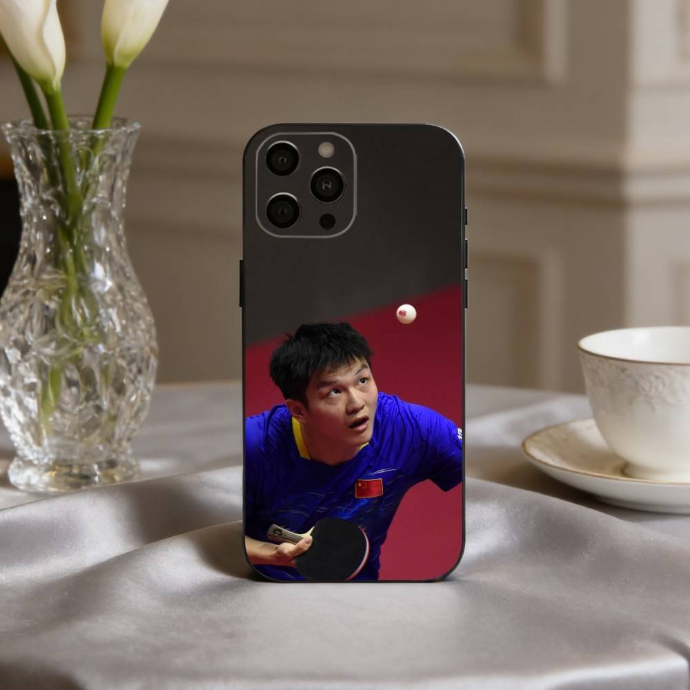 Dedicated Fan Zhendong Sport Phone Case For iPhone 17,16,15,14,13,12,11 Plus,Pro Max,XS,Soft Silicone Black Cover