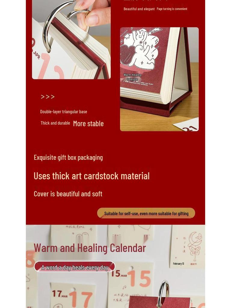 2025 Study Countdown Tear-off Calendar: Junior High & Postgrad Exam Planner