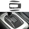 Kohlefaser Für Camaro 2010-2015 LHD Auto Schalthebelblende Aufkleber Zierleiste Innenzubehör