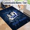 Custom Text Printed Rug hertha bsc Non Slip Floor Carpet For Home Room Decor