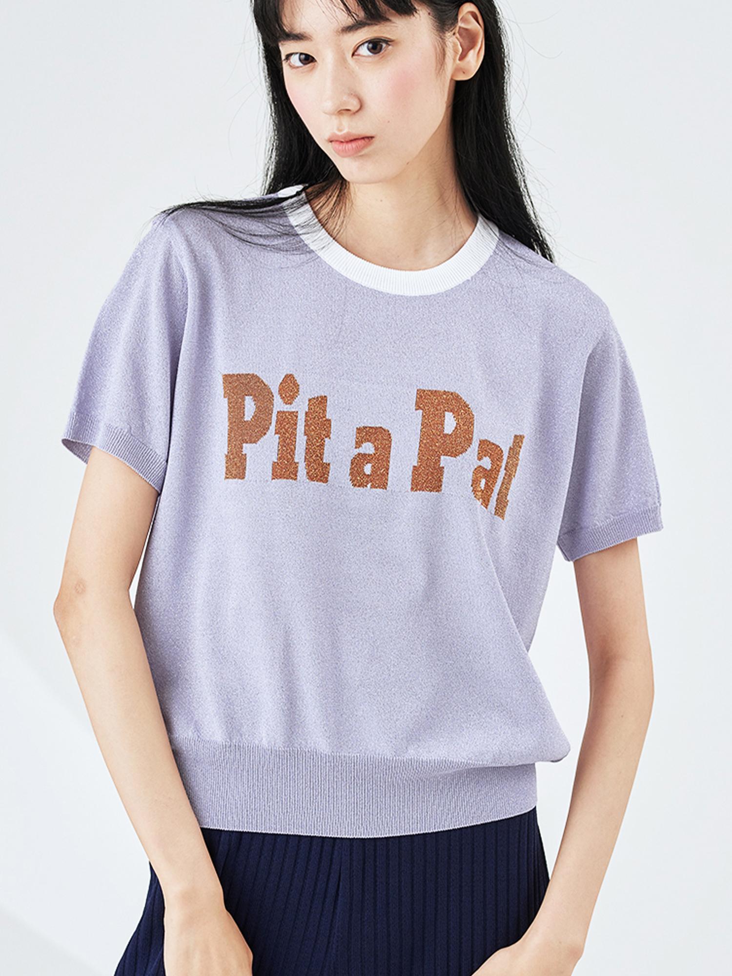 Rohe Apparel Metallic Pit-A-Fat Round Neck / Violet Violet/Free