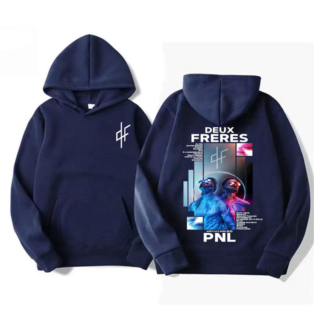 Le Monde Chico Pnl Album French Rapper Graphic Hoodies Men Women Harajuku Hip Hop Punk Sweatshirts High Quality Fleece Pullovers
