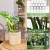 5/12Pcs Plant Support Stake Stand Garden Potted Decoration Vine Climbing Support Ironheart-Shaped Flower Pot Trellis