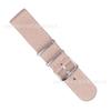Regnbuefarget klokkereim i lerret og nylon i koreansk stil (18/20/22/24 mm) for Apple Watch