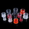 1000PCS Tattoo Ink Cups Plastic Disposable Transparent Small Ink Cups Tattoo Supplies With Base