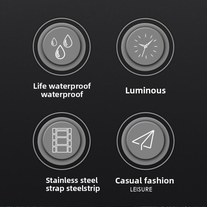 OPK Brand Watch Is A Success, Relief Surface Quartz Watch, Men's Watch, Men's Watch