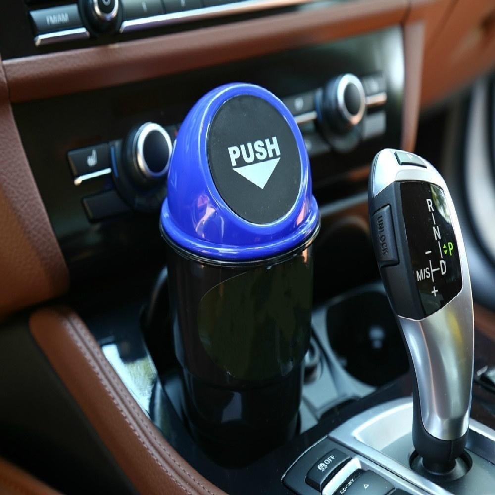 Dostępne 5 kolorów Kosz na śmieci samochodowy do przechowywania śmieci samochodowych Wiadro Automatyczny kosz na śmieci Pojemnik na śmieci Cas