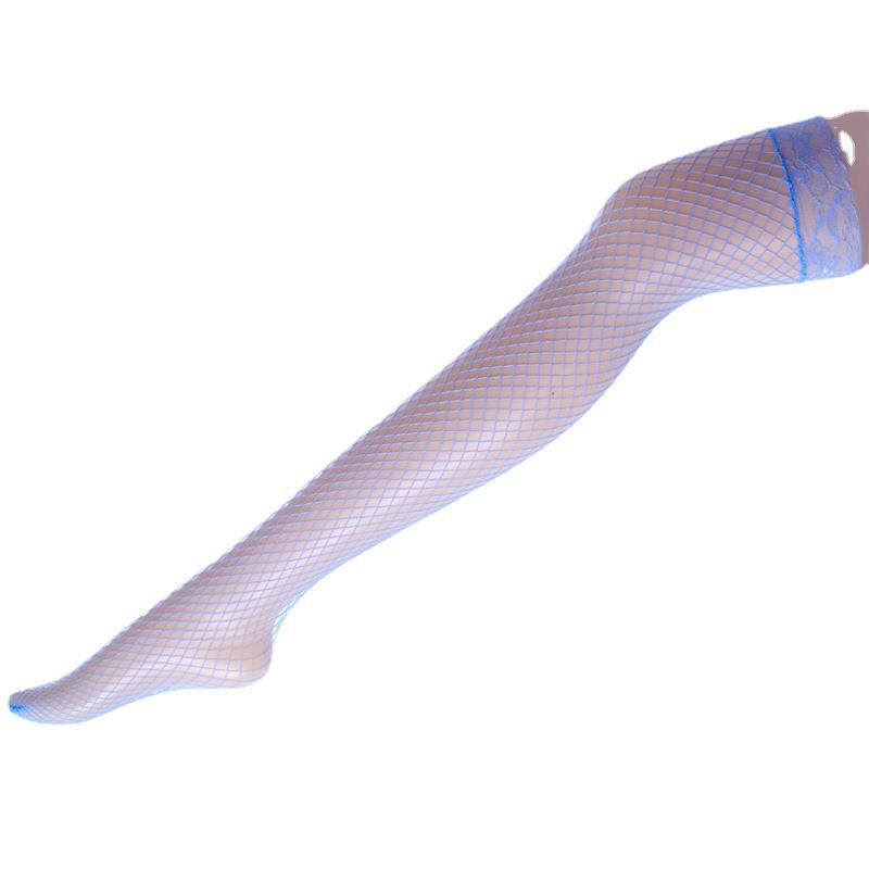 Red Over Knee Sexy Hollow Mesh Fishnet Transparent Thigh High Stocking Cute  Gothic Tights Lingerie Long Socks