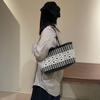 Hollow Out Weave Bag Bohemian Style Plastic Handbag Casual PVC Vegetable Basket Bag  Holiday