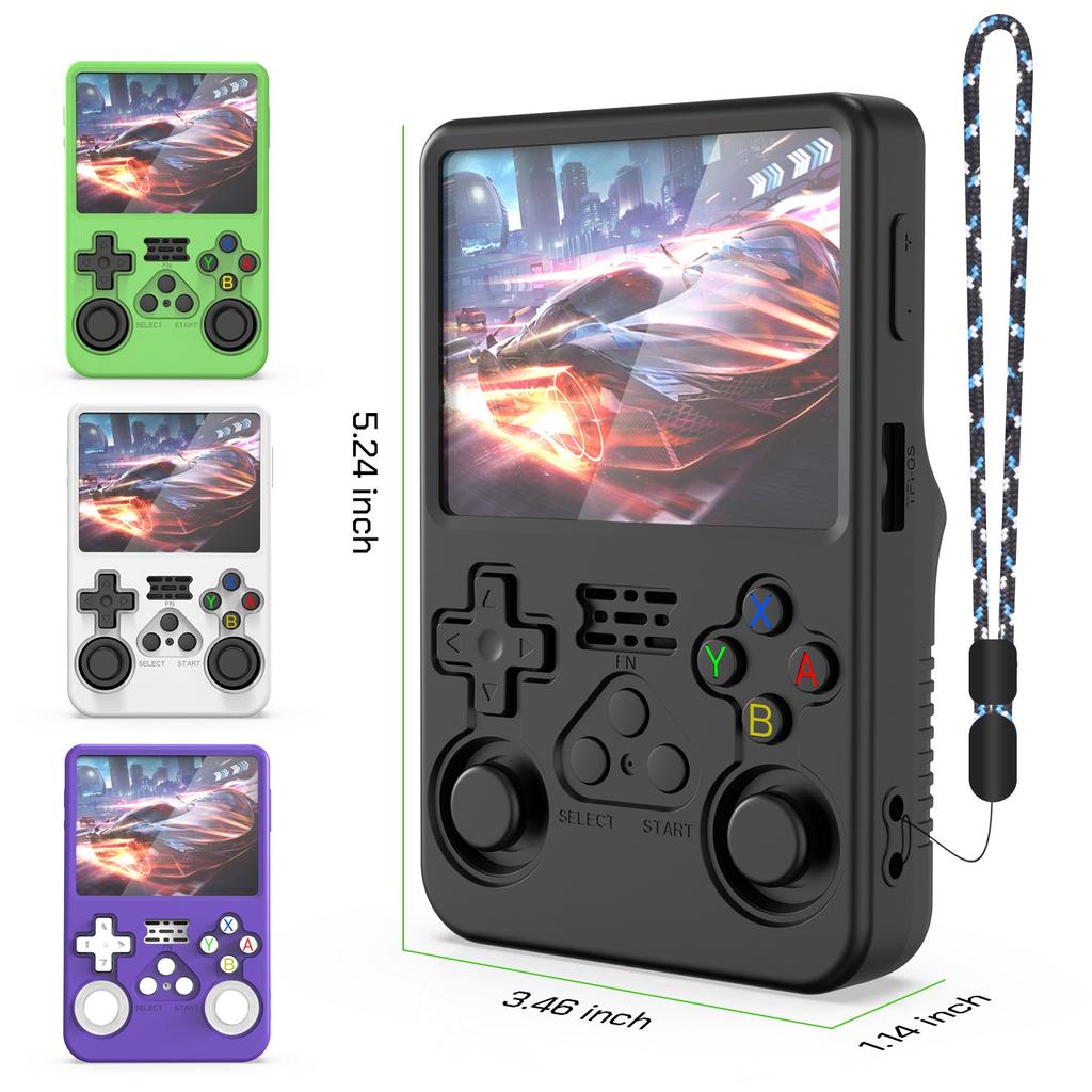 Protective Case Rubber Silicone Skin Cover for R36S Retro Handheld Game Console