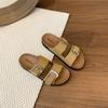 Fashion Women's Slippers 2025 New Summer Fashion Outdoor Beach Sandals Female Buckle Comfortable Non Slip Slippers Sandalias De Mujer