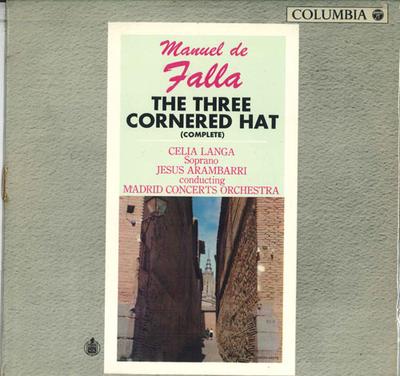 LP Record CELIA LANGA - Manuel De Falla: Complete Ballet "T OL3303 COLUMBIA Japan Classical Used