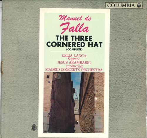 LP Record CELIA LANGA - Manuel de Falla: Complete ballet "T OL3303 COLUMBIA Japan Classical Used
