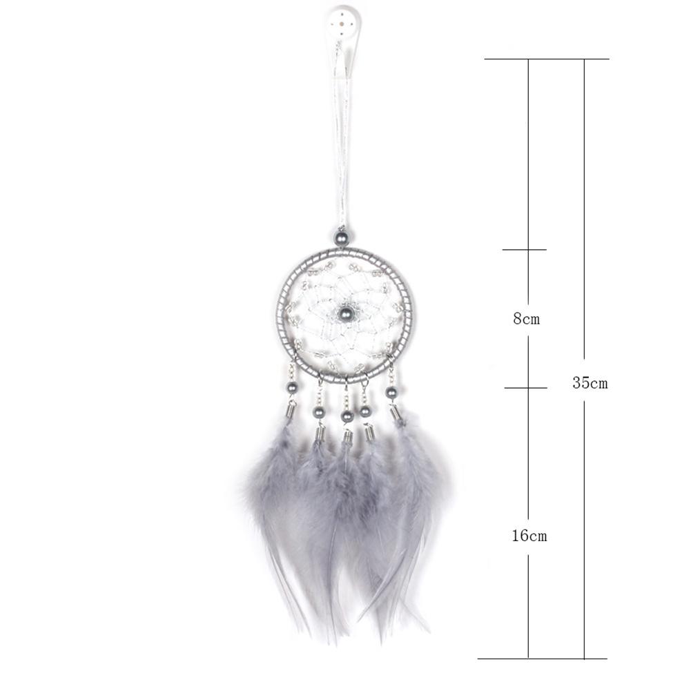 32 Types Dream Catcher Car Mini Pure White Feather Wind Chimes Wall Hanging Decor Handmade Catcher Feather Pendant Decoration