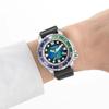 Citizen 200m Wasserdicht Solar Quarzwerk Gummiarmband Uhr Herrenuhren Blaues Zifferblatt BN0166 01L BN0166-01L