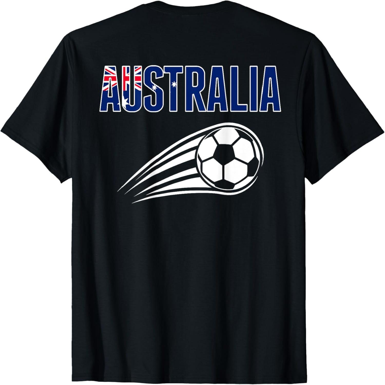 Australia Soccer Fans Jersey - Support Australian Football T-Shirt S
