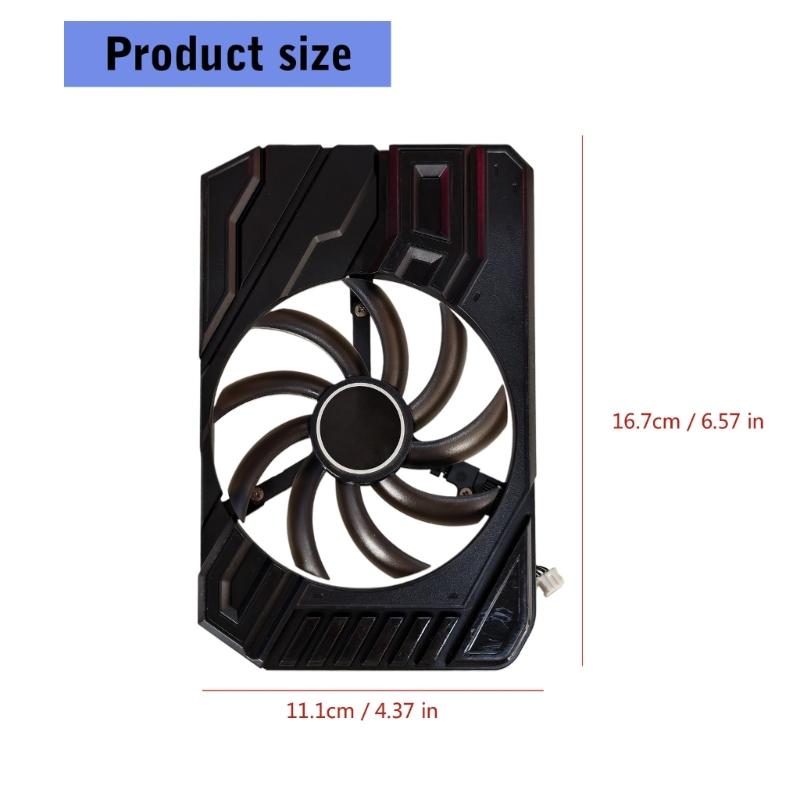 12V 4Pin Graphics Card Cooling Fan for Gainward GTX1660 1660S 1660TI Coolers VGA Fan as Fan Replacement GA91S2U