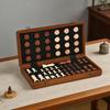 2-In-1 Magnetic Chess Game Wooden Foldable Chess Board Pieces Storage Box Portable Kids Adults Classic Strategy Chess Game