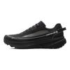 Li Ning CF Outdoor Pohodlné Odolné Reflexní Odraz Nízké Turistické Boty Unisex Turistické Boty Černé AHTV041-6