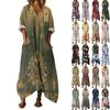 Dámské šaty Ležérní Splývavé šaty Výstřih do V Dovolená Boho Plážové Letní šaty