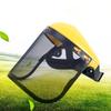 Face Protector Garden Mask Mesh Garden Helmet Safety Grass Trimmer Helmet  Lawn Mower